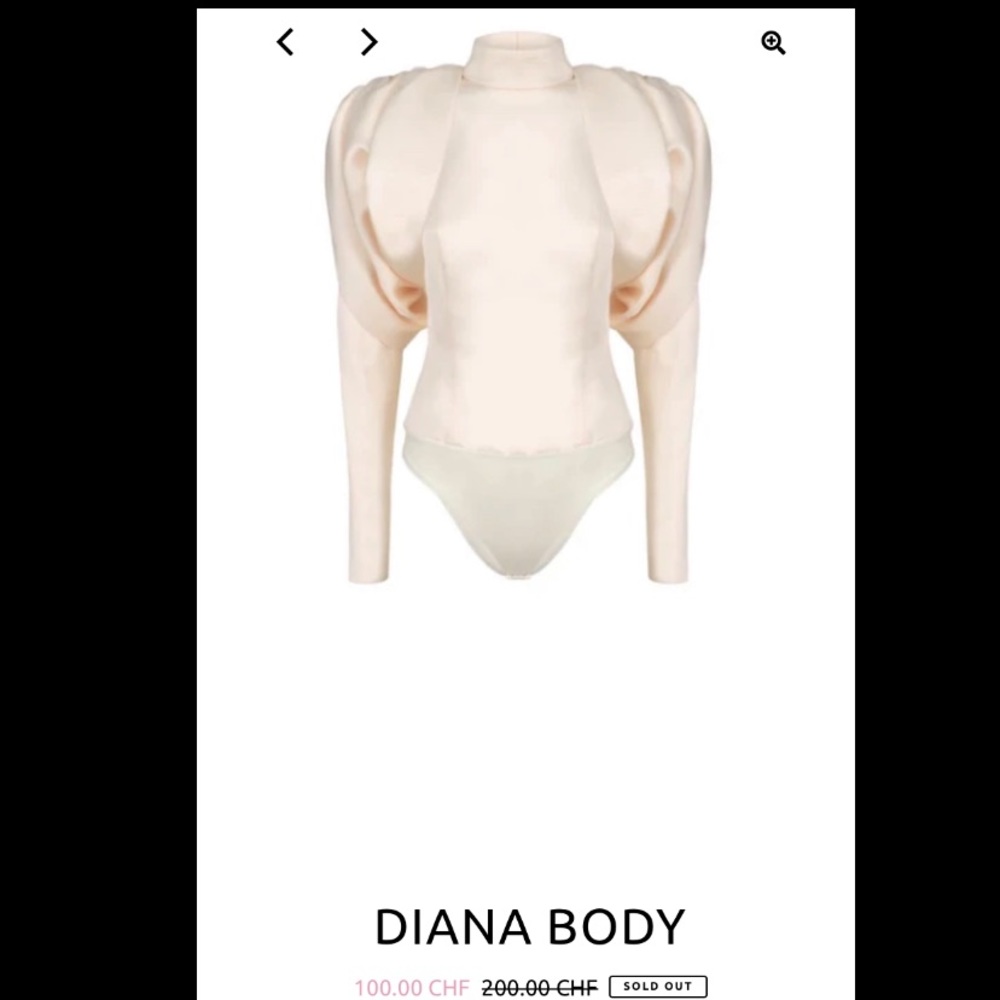 MVP Maria Vittoria Paolillo “Diana Body” bodysuit
